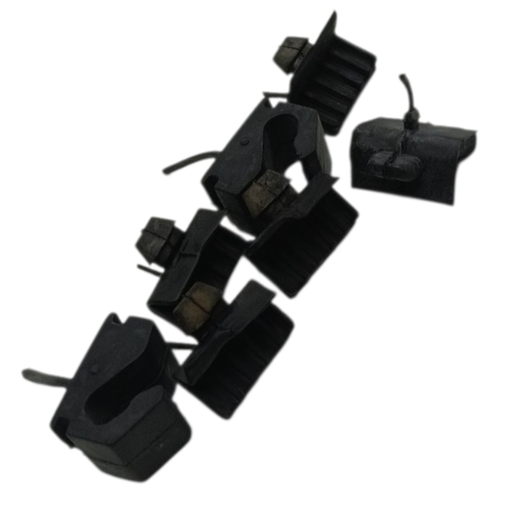 Kit borracha batente suporte bagagito fiat idea 2013 2014 15 4