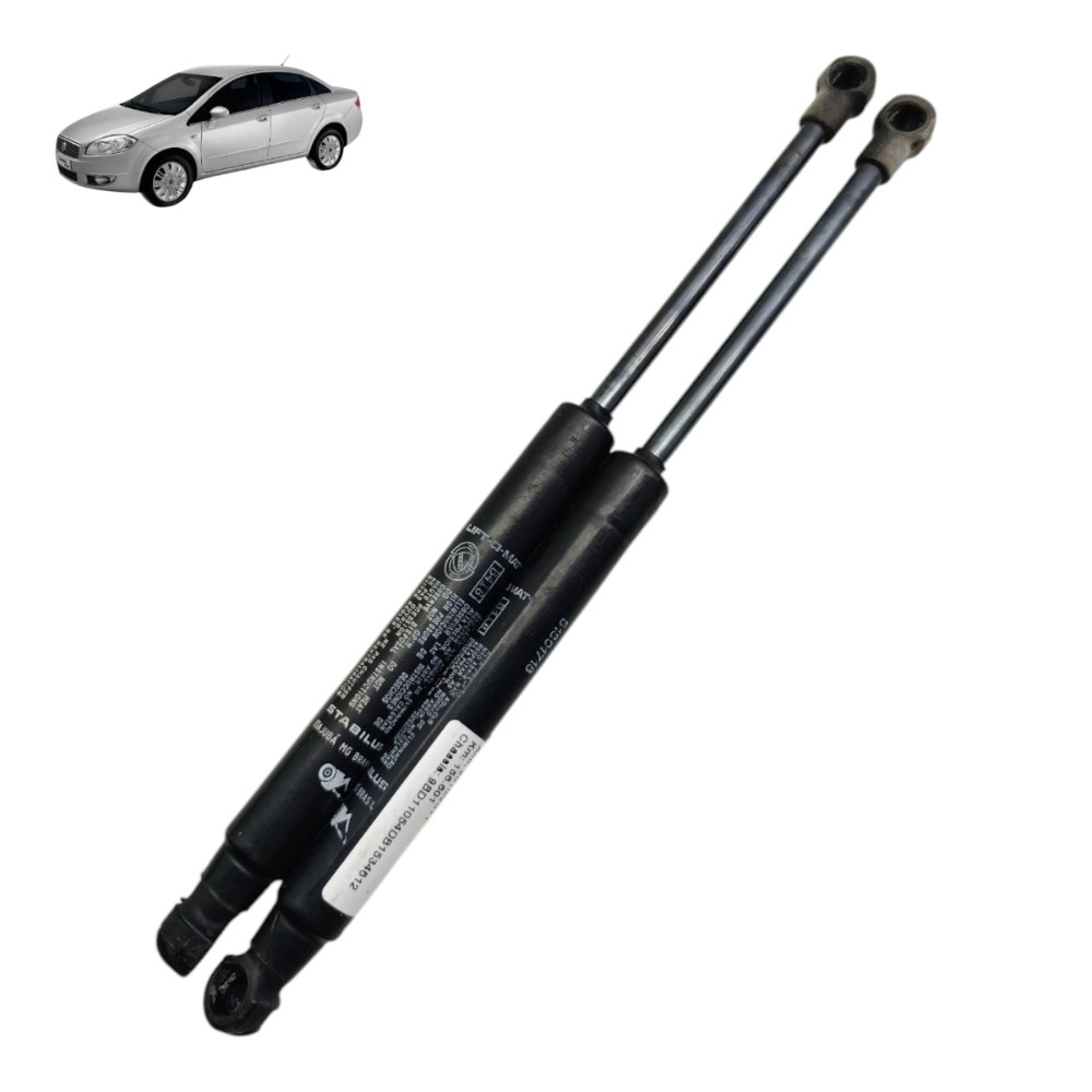 Par Amortecedor Tampa Traseira Fiat Linea 2009 2010 2011 12 1