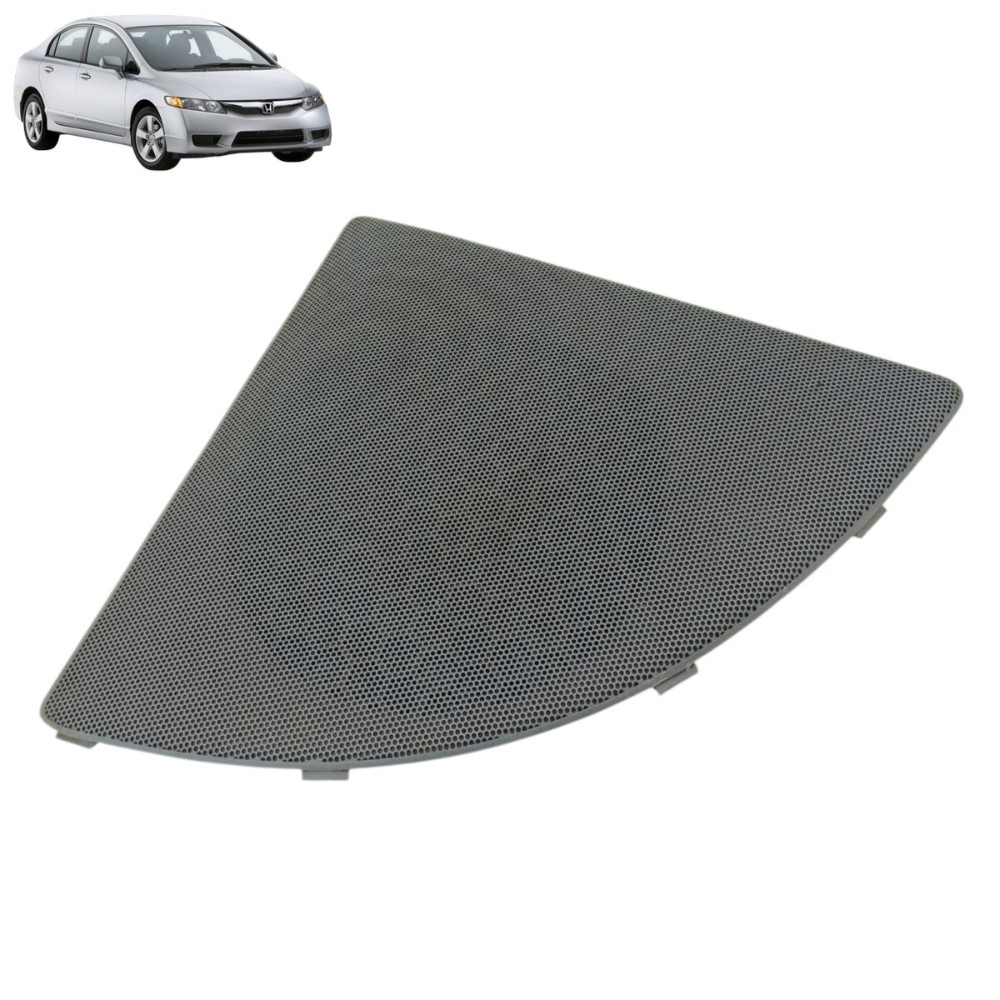 Tela Alto Falante Esquerda Tampão Honda Civic G8 2007 2008 Cinza
