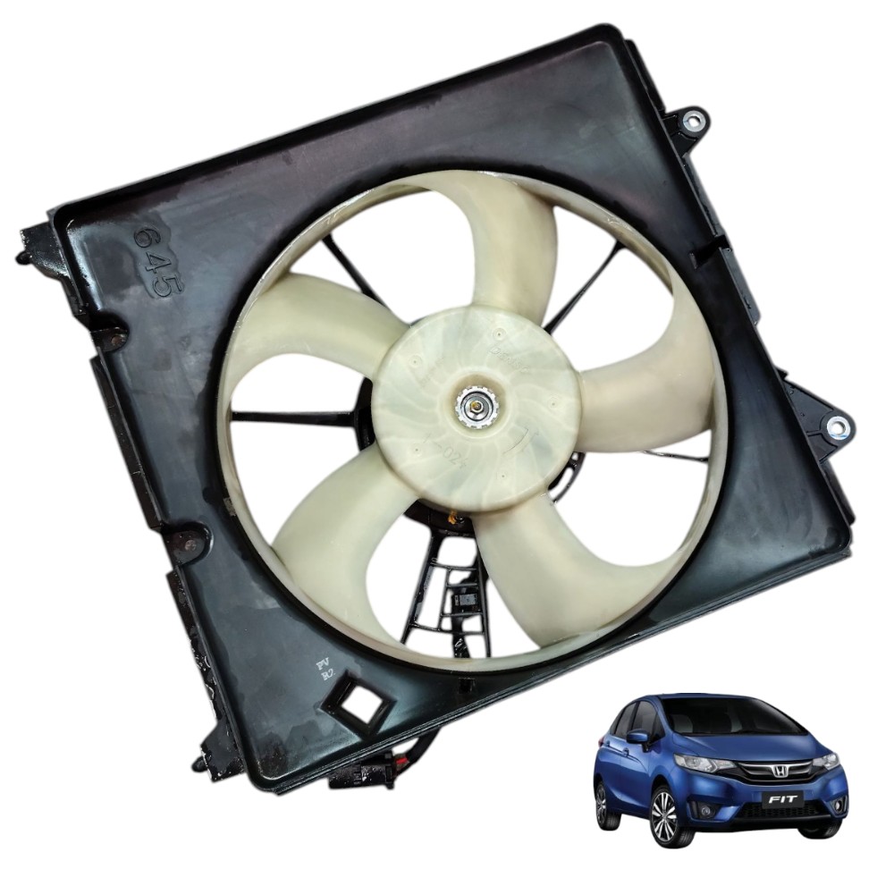 Ventoinha 5 Pás Radiador Honda Fit 1.5 Automático 2015 2016