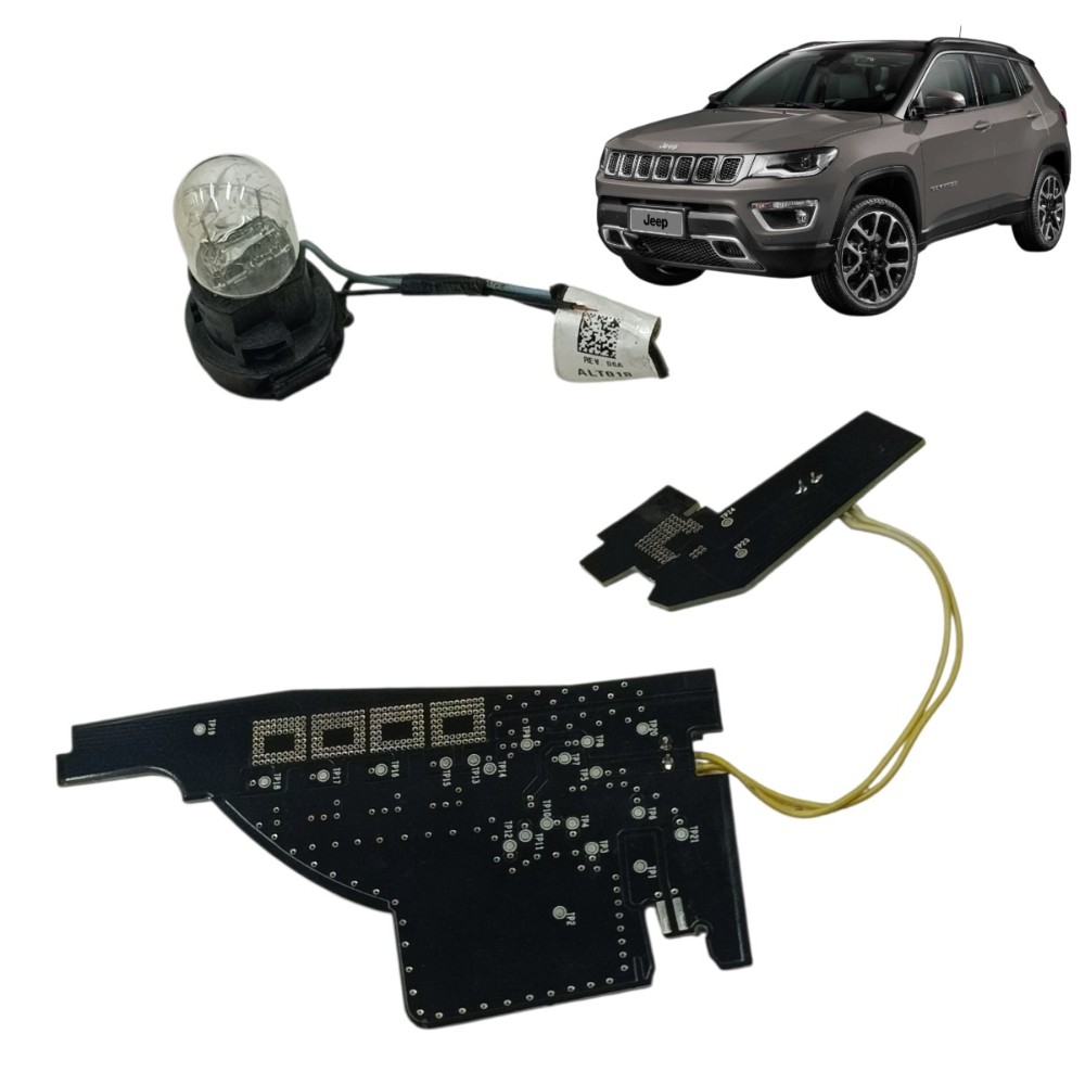 Circuito Soquete Led Lanterna Jeep Compass 2017 2018 2019 20