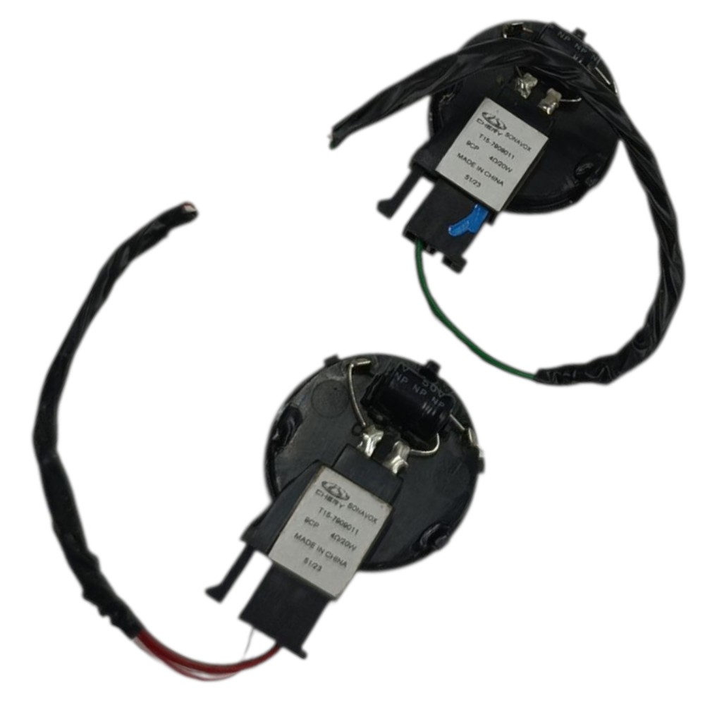 Par Tweeter Coluna Dianteira Chery Tiggo 5x 2025 2024 2023 Preto 3