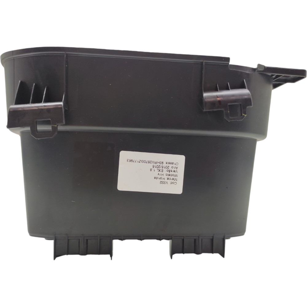 Porta Copo Console Central Honda Hrv 2015 2016 2017 2018 Preto 2
