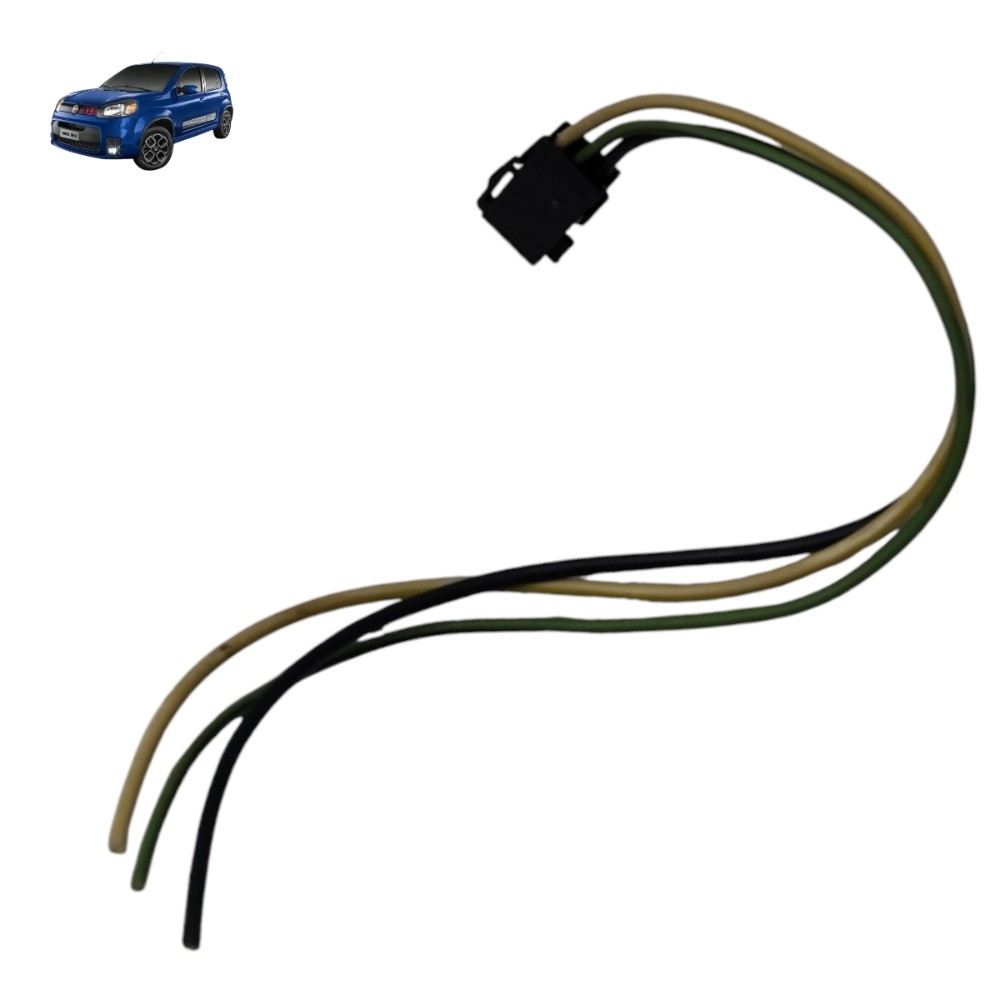 Plug Conector Motor Limpador Traseiro Fiat Uno Sporting 2011 1