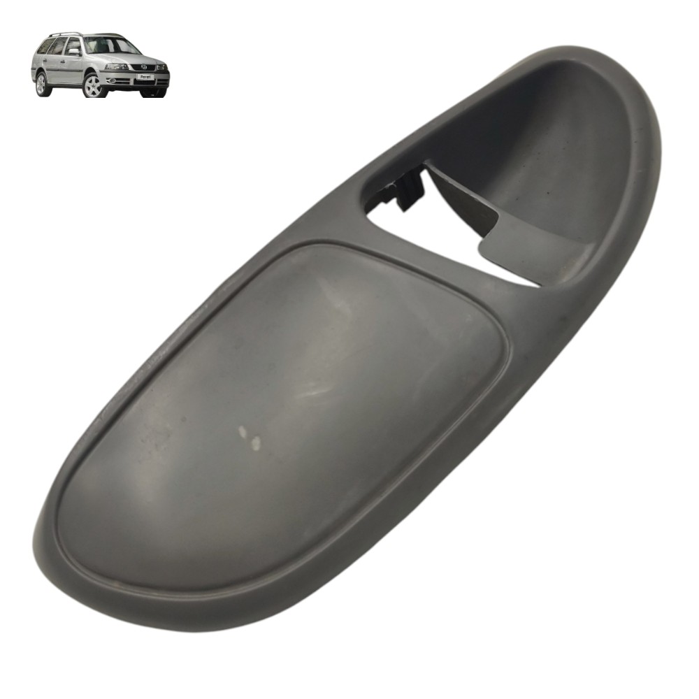 Moldura Maçaneta Interna Traseira Direita Vw Parati G3 2002 Cinza Traseira