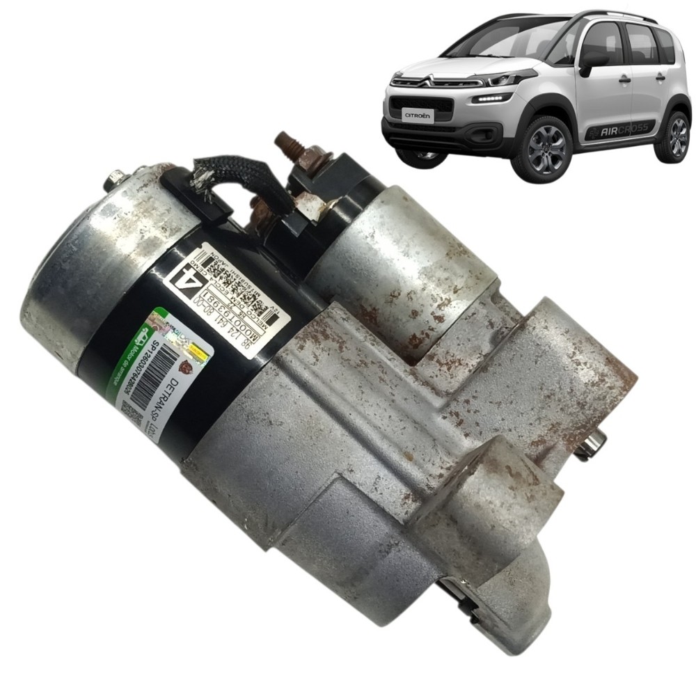 Motor Partida Arranque Citroen Aircross Cactus 1.6 2017 2018