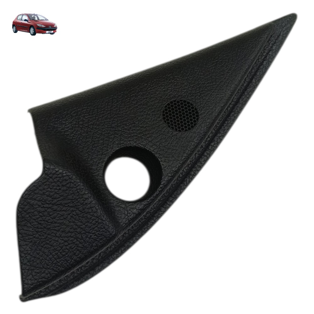 Acabamento interno retrovisor esquerdo Peugeot 206 2001 2002 1