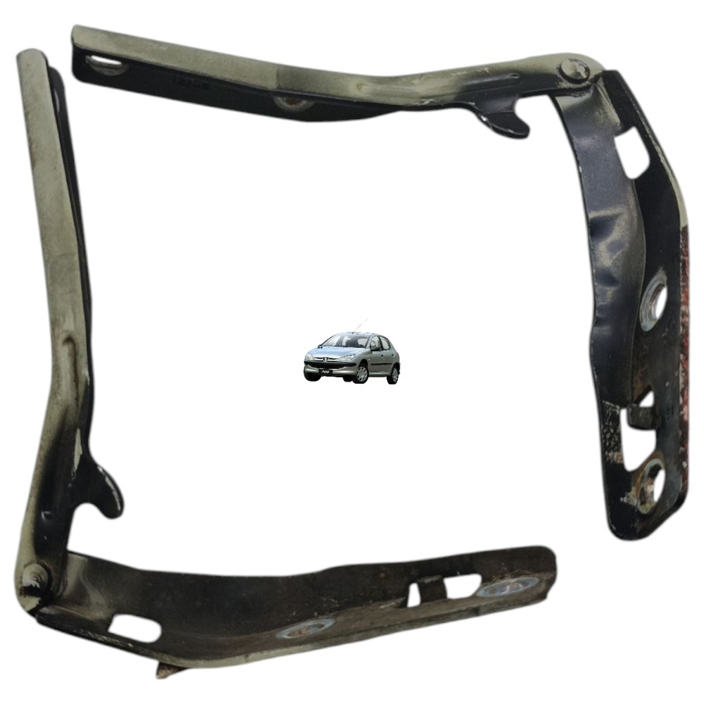 Par Dobradiça Capô Peugeot 206 2005 2006 2007 2008 2009 2010 1