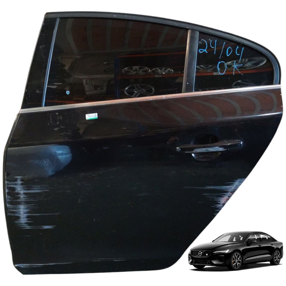 Porta Traseira Esquerda Volvo S60 T4 2011 2012 2013 Blindado Traseira Esquerdo Preto 1