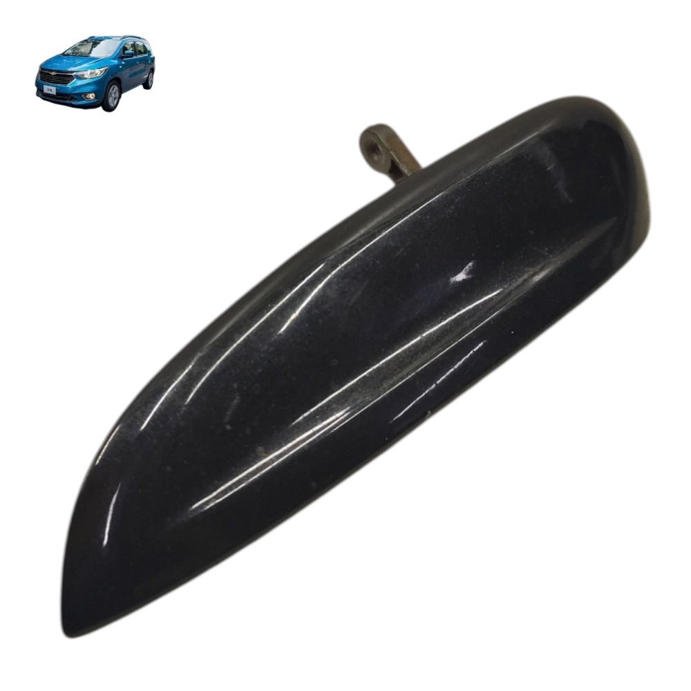 Maçaneta Externa Traseira Esquerda Chevrolet Spin Activ 2015 Preto Traseira