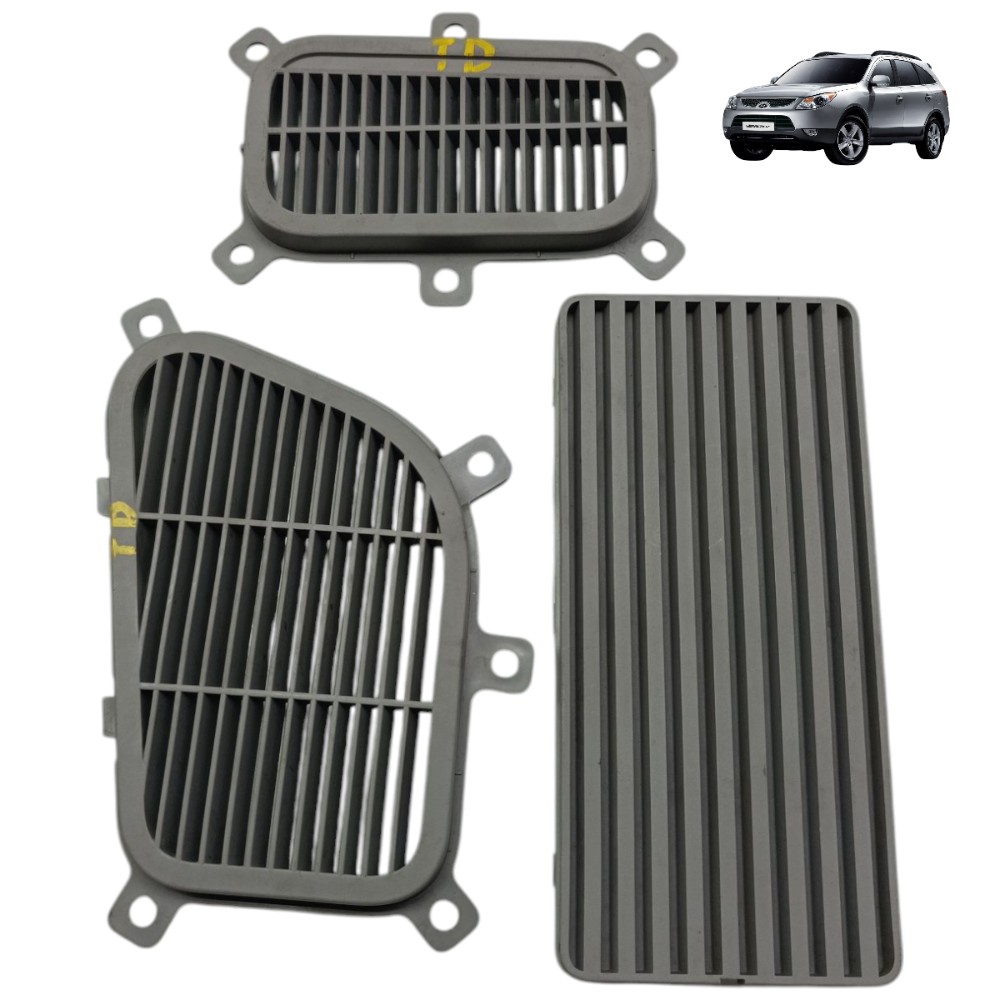 Jogo Grade Tela Portamalas Hyundai Veracruz 2008 2009 2010 1