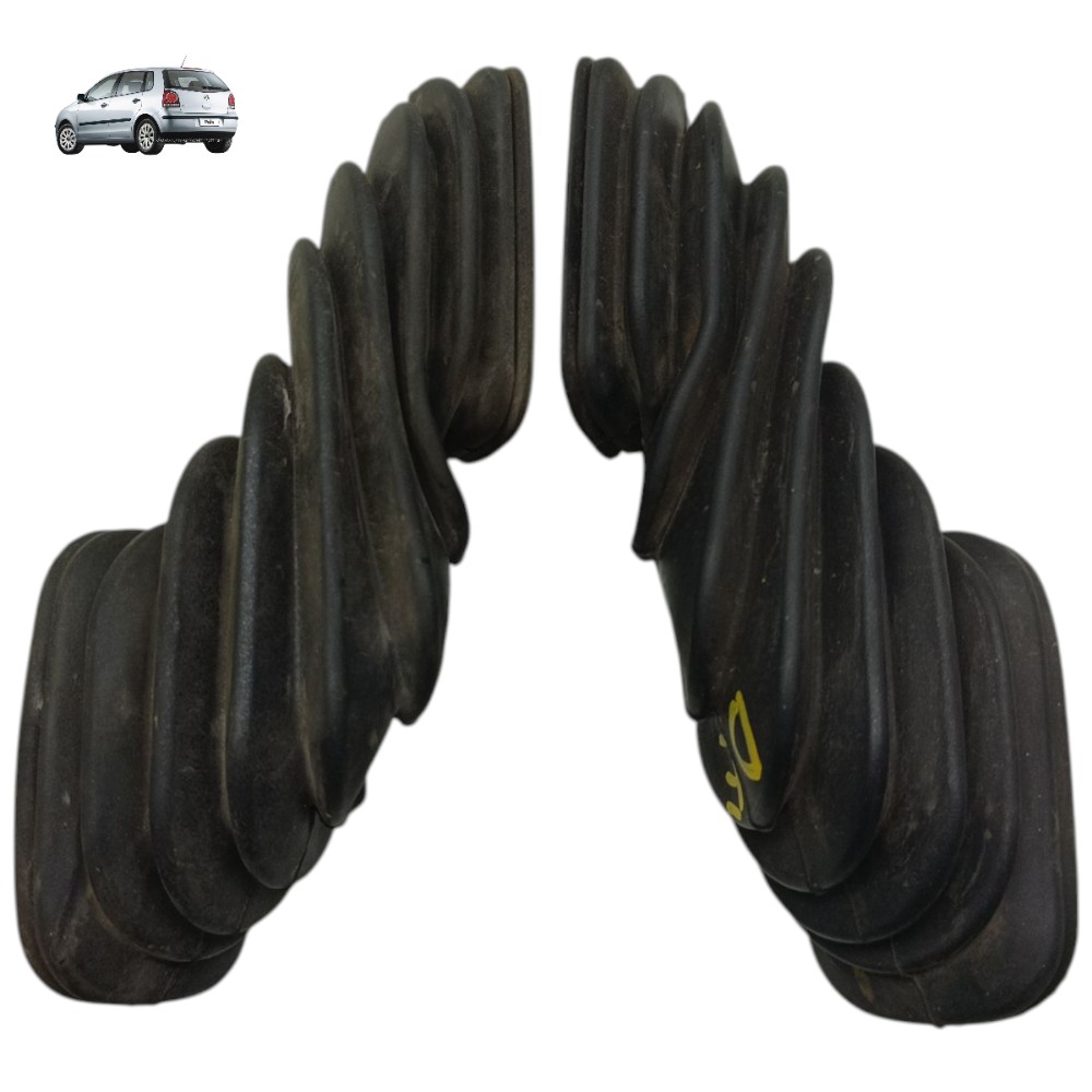 Par Coifa Guarda Pó Chicote Portas Dianteira Vw Polo 2008 09 1