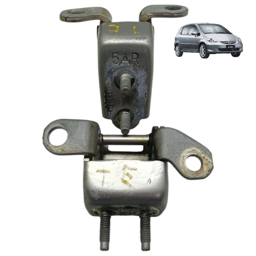 Par Dobradiça Porta Traseira Esquerda Honda Fit 2004 Á 2008 1