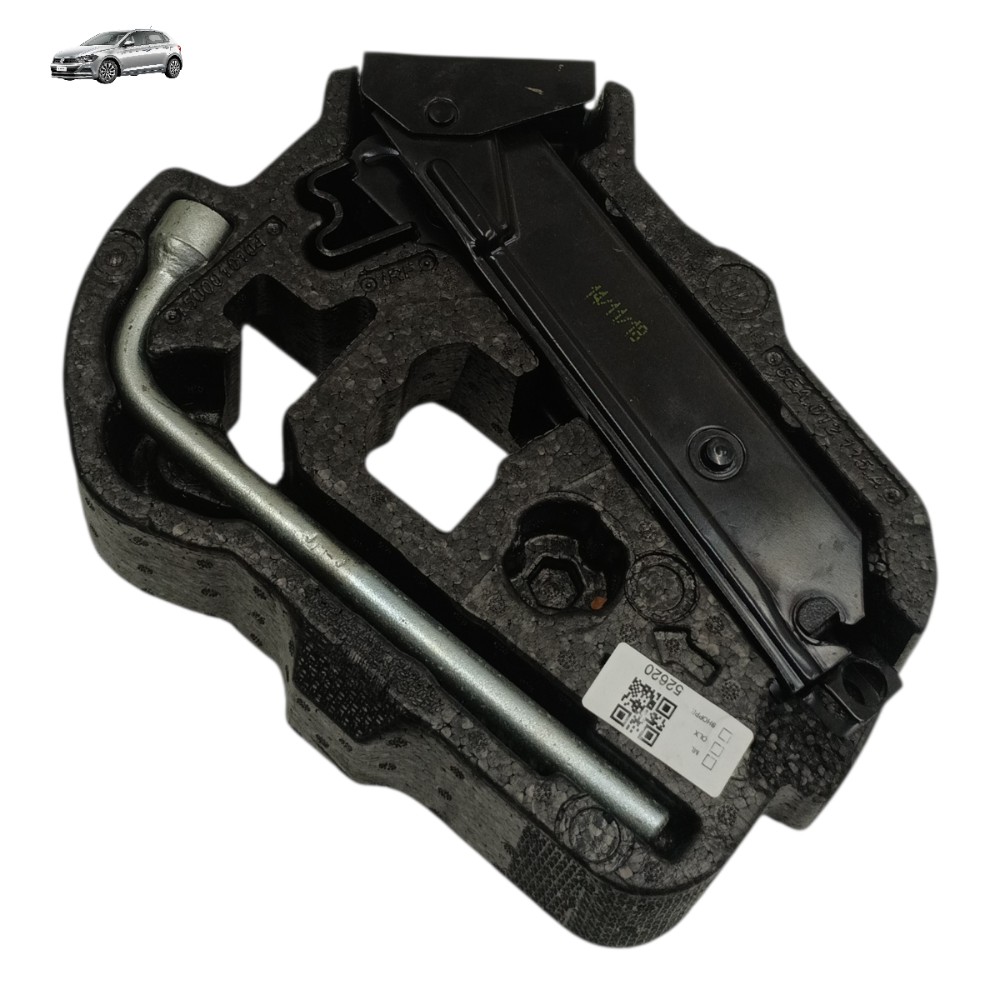 Kit macaco isopor chave rodas vw polo 2018 2019 2020 2021