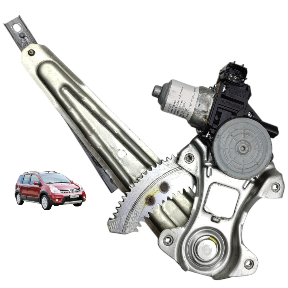 Motor Máquina Vidro Traseiro Direito Nissan Livina 2012 2013 1