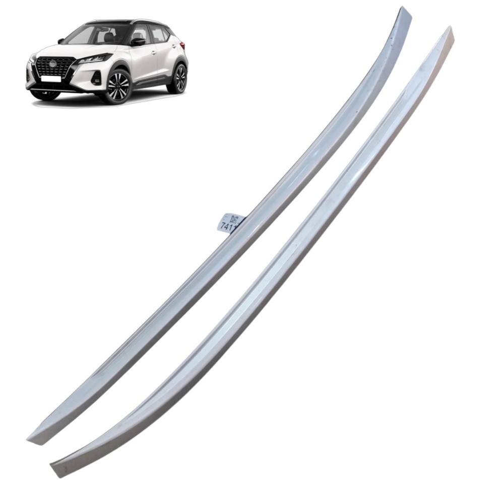 Par Rack Teto Nissan Kicks 2024 2023 2022 2021 2020 Prata