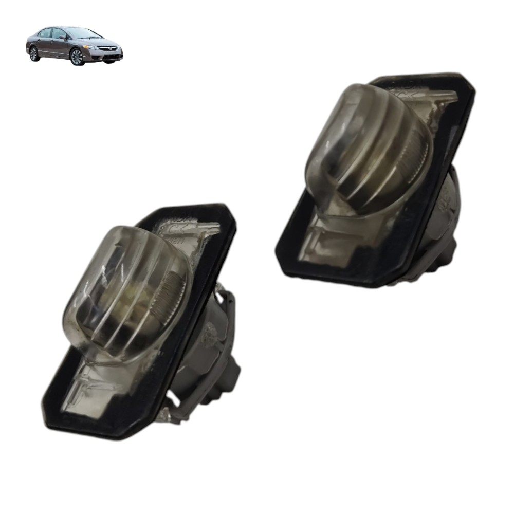 Par Luz Placa Traseira Honda Civic G8 2007 2008 2009 2010 11 1