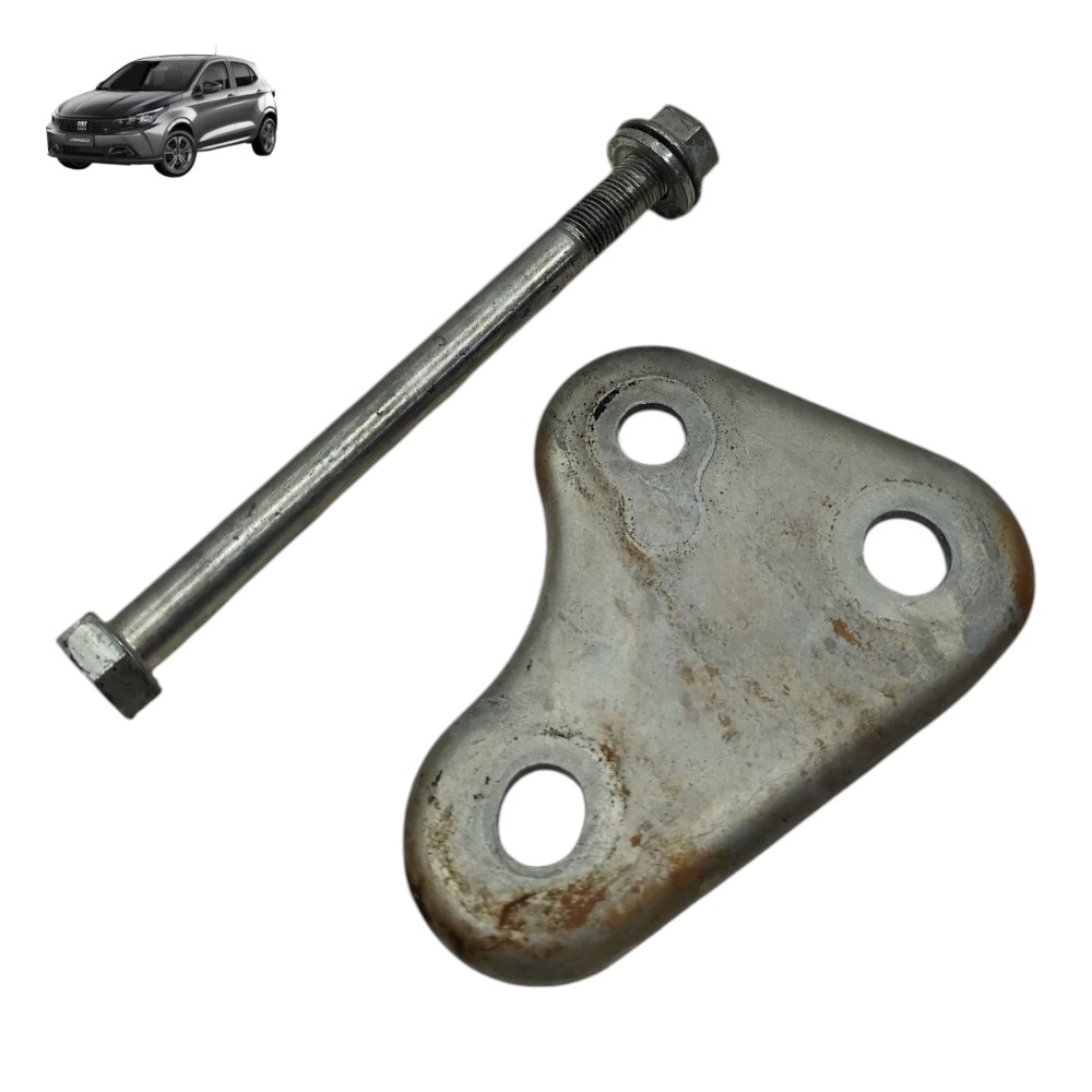 Chapa suporte coxim inferior câmbio Fiat argo 1.3 2024 2023 1