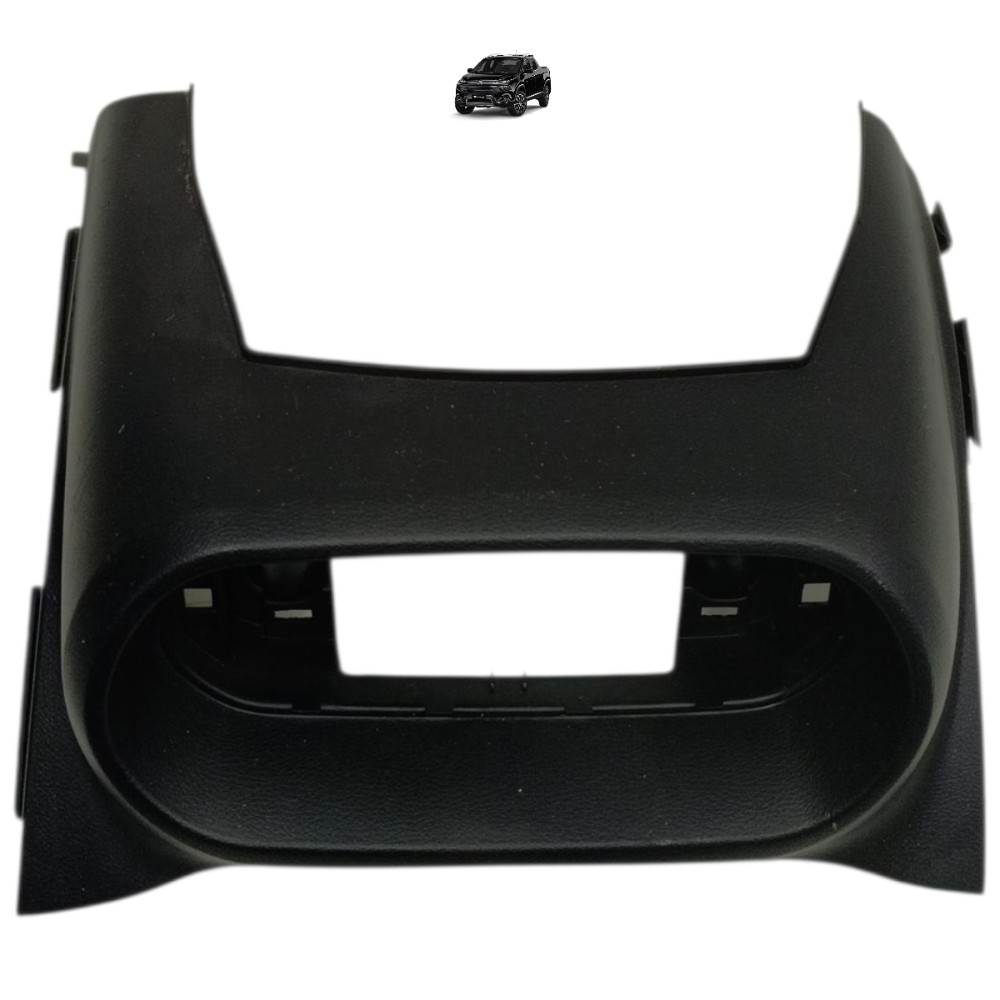 Moldura Acabamento Painel Fiat Toro 2018 2019 2020 2021 Preto Moldado 1