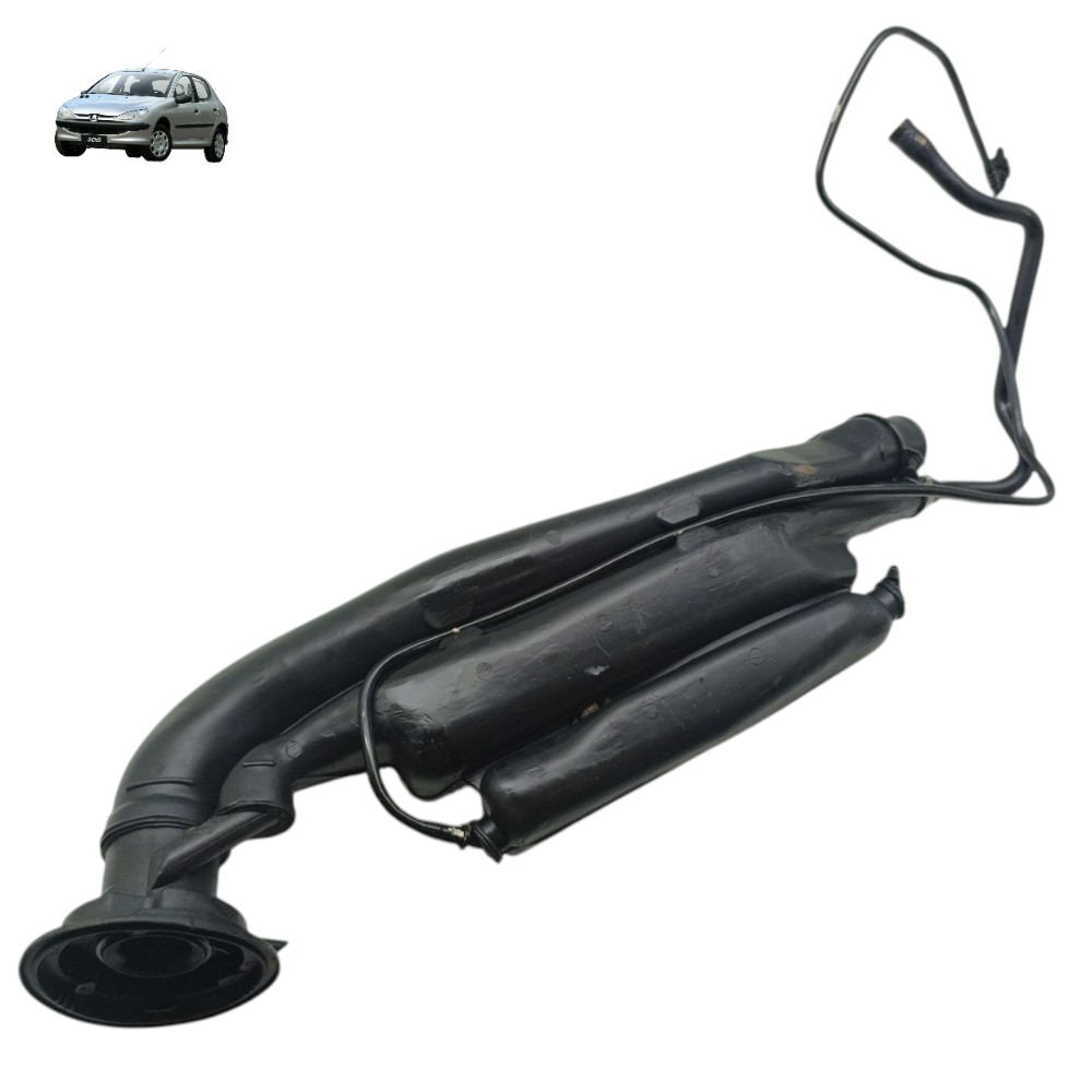 Gargalo Tanque Combustível Peugeot 206 1.4 2007 2008 2009 10 Preto 1