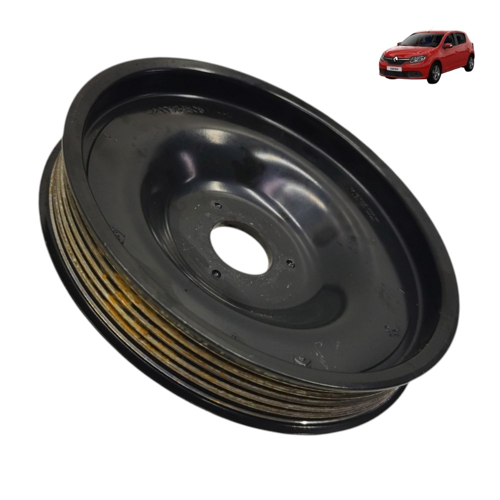 Polia Virabrequim Renault Sandero Logan 1.6 8v 2016 2017 18 1