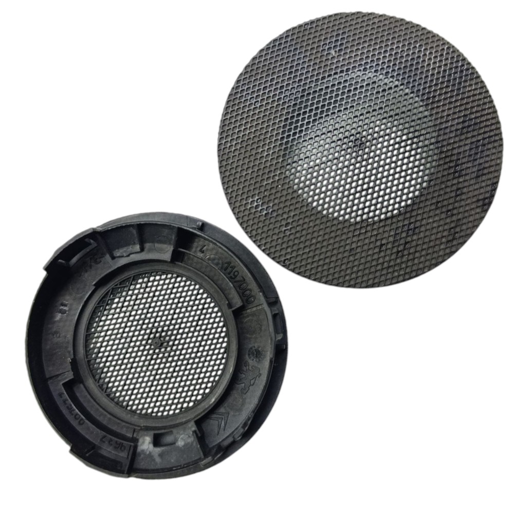 Par Tela Alto Falante Painel Citroen C3 2004 2005 2006 2007 Preto 4