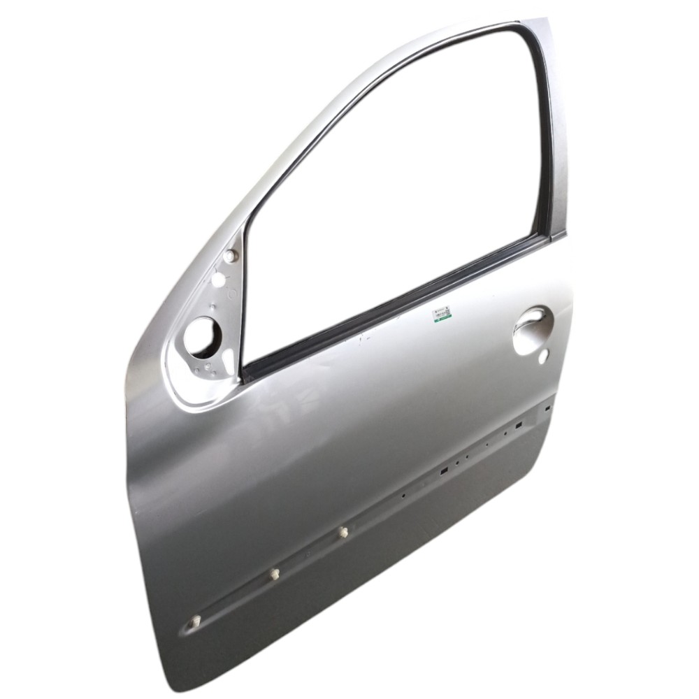Porta Dianteira Esquerda Peugeot 206 207 2007 2008 4 Portas Dianteira Esquerdo Prata 3