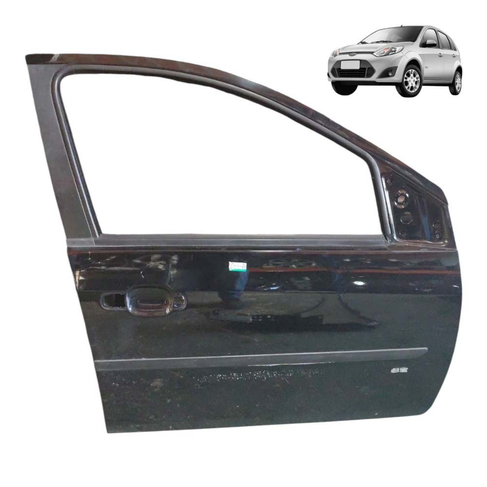 Porta Dianteira Direita Ford Fiesta Hatch 2011 2012 2013 14 Dianteira Direita Preto 1