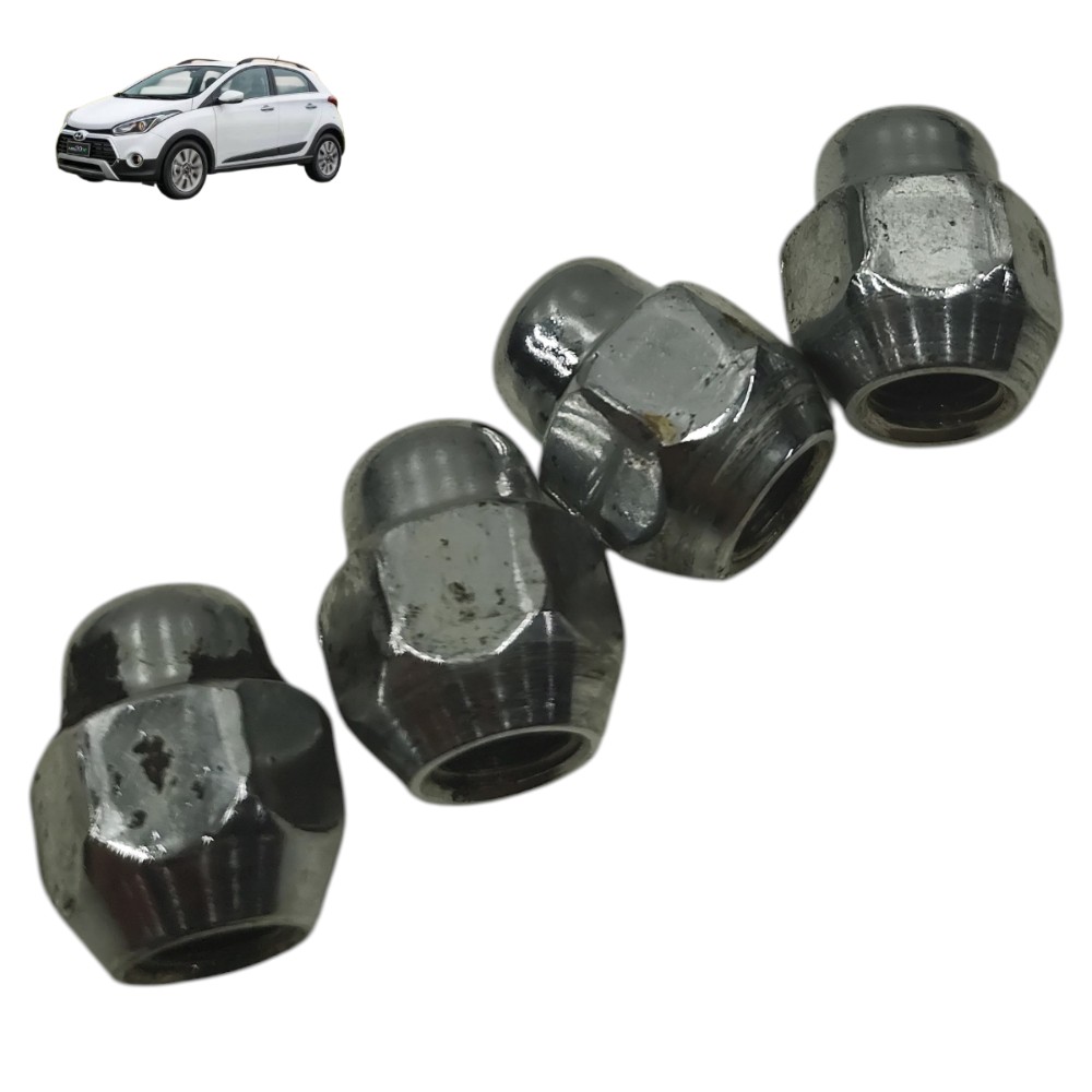Jogo Porca Roda N21 Hyundai Hb20 2020 2021 2022 4 Unidades 2
