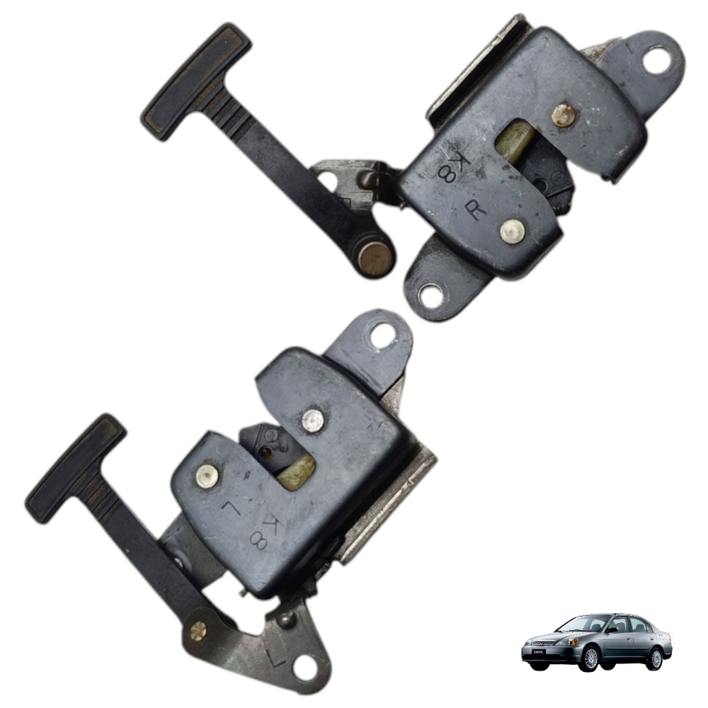 Par Trava Encosto Banco Traseiro Honda Civic G7 2001 2002 03 1