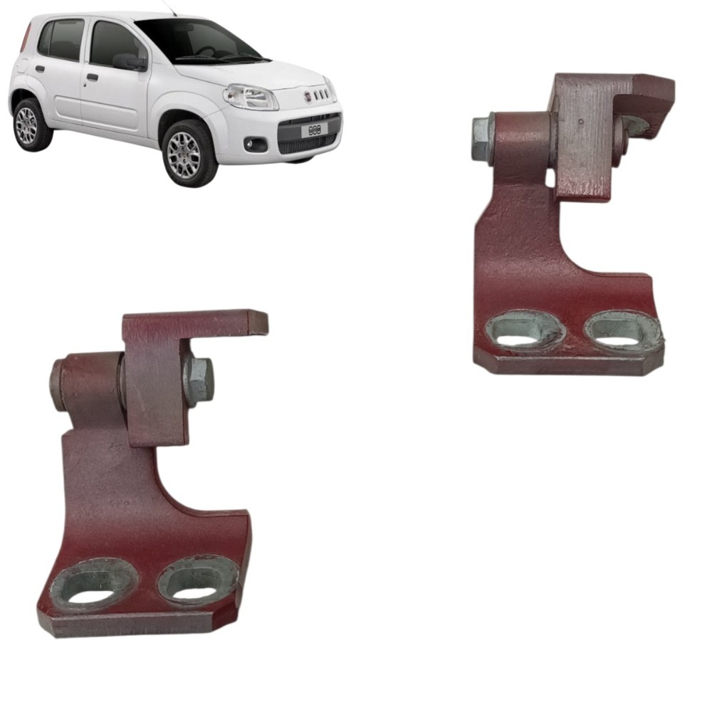 Par dobradiça dianteira direita fiat uno Vivace 2013 2014