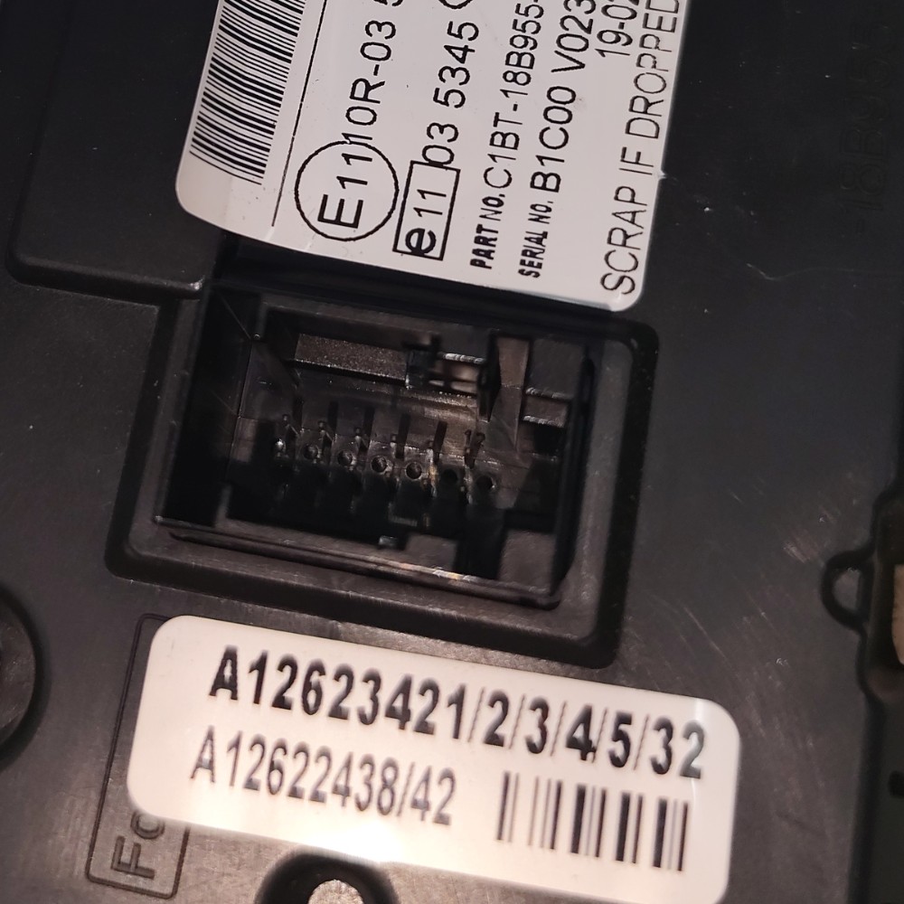 Tela computador bordo Ford New Fiesta 2013 2014 2015 2016 17 4