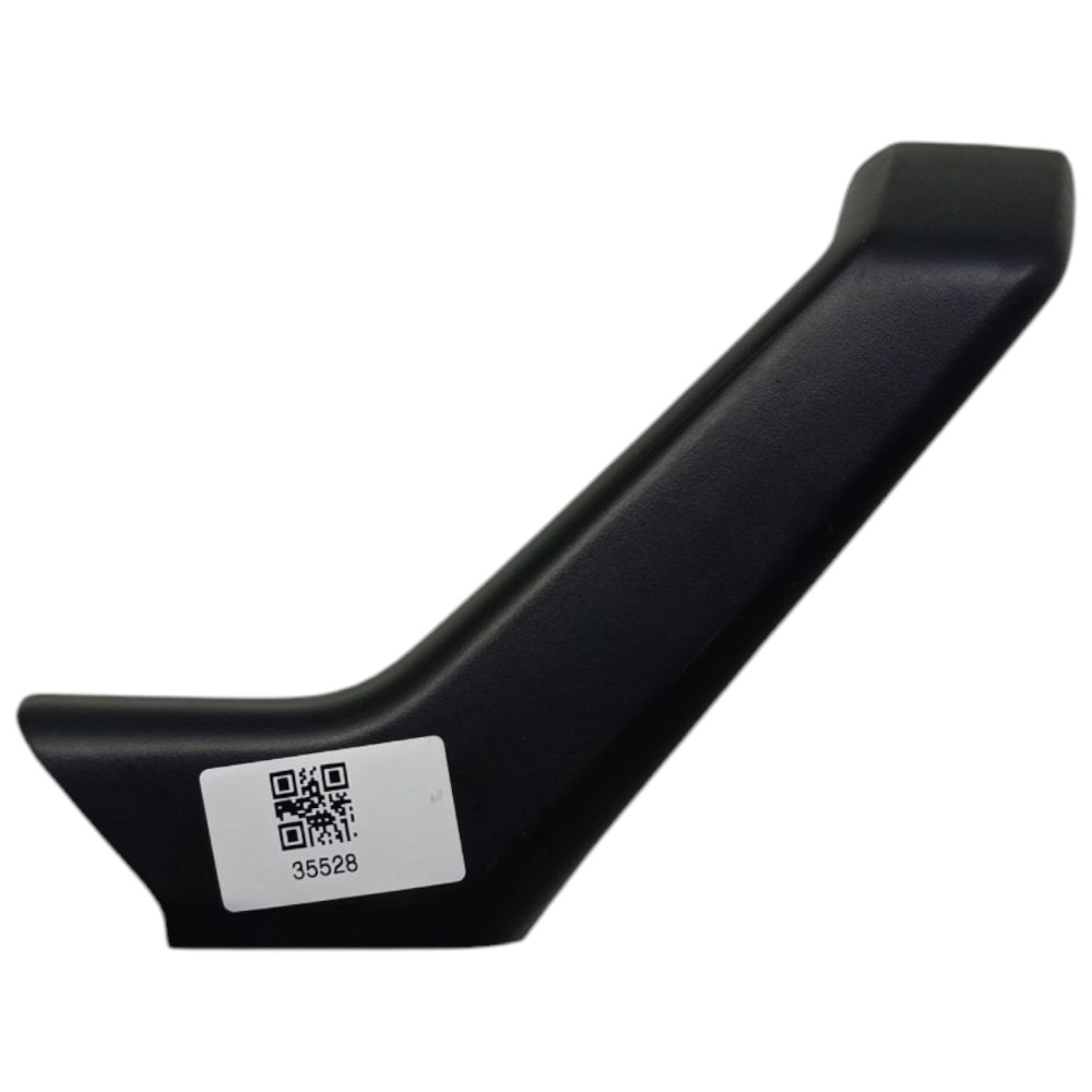 Moldura Puxador Porta Traseira Esquerda Vw Polo Virtus 2020 Preto Traseira 1