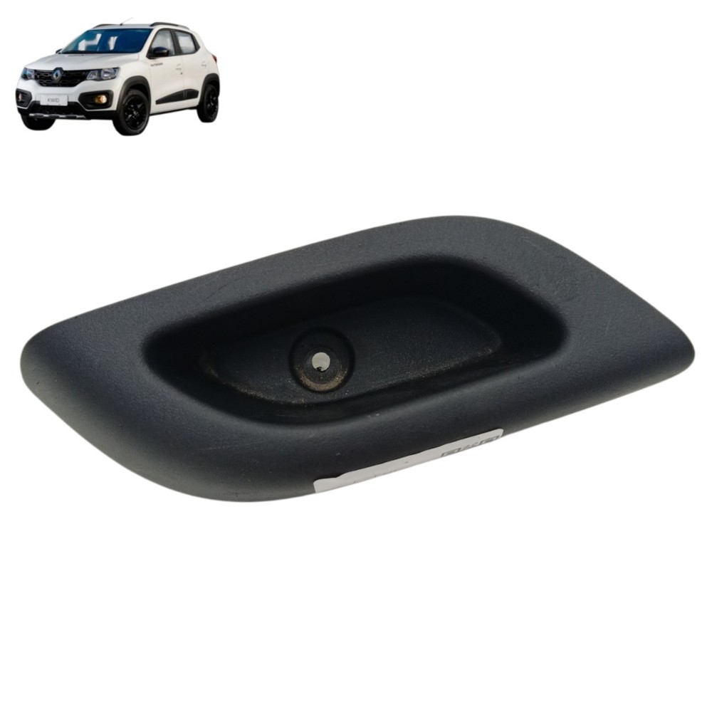 Puxador Interno Porta Traseira Direita Renault Kwid 2020 Preto Traseira