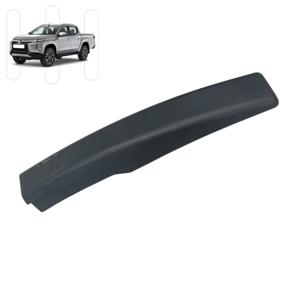 Acabamento Rack Teto Dianteiro Direito Mitsubishi L200 2024 Preto