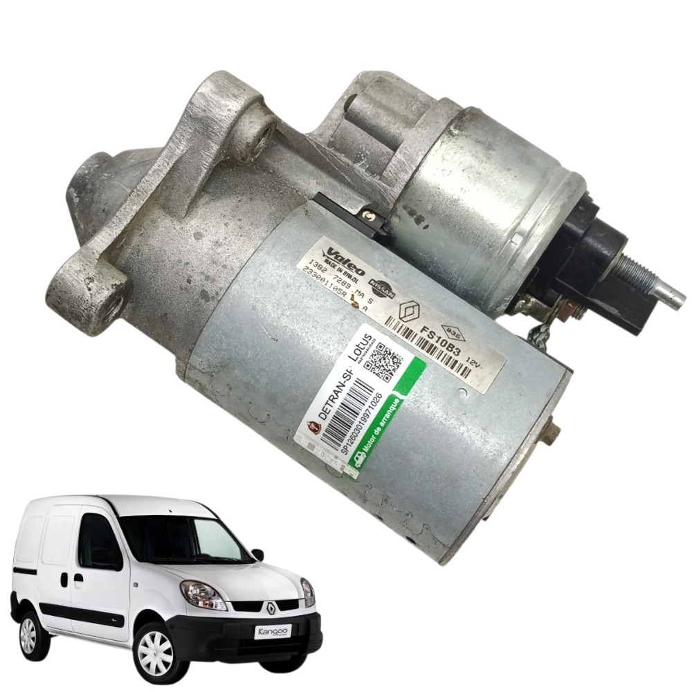 Motor partida arranque Renault Kangoo Sandero 1.6 2013 2014