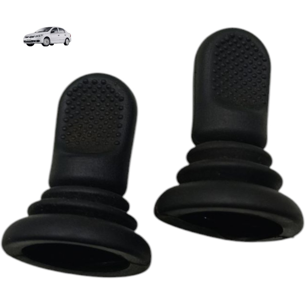 Par Borracha Ajuste Retrovisor Vw Voyage Gol Saveiro G5 1