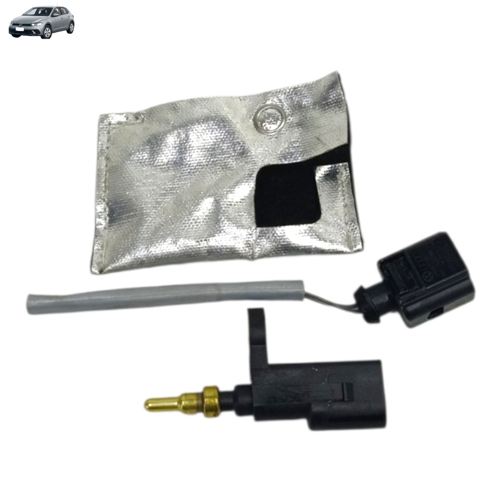 Sensor temperatura com capa térmica plug conector vw polo 26