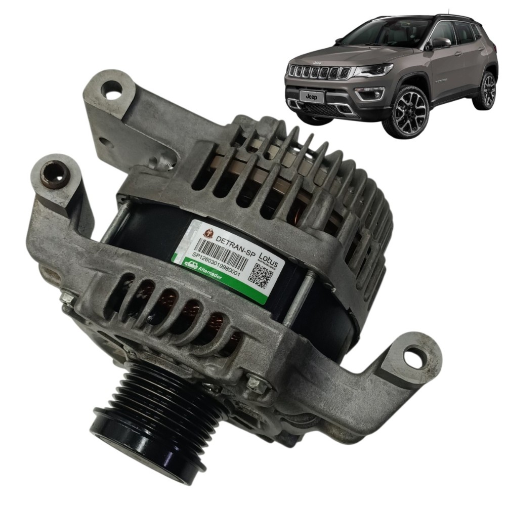 Alternador Jeep Compass Renegade 2.0 Flex 2019 2020 2021 22