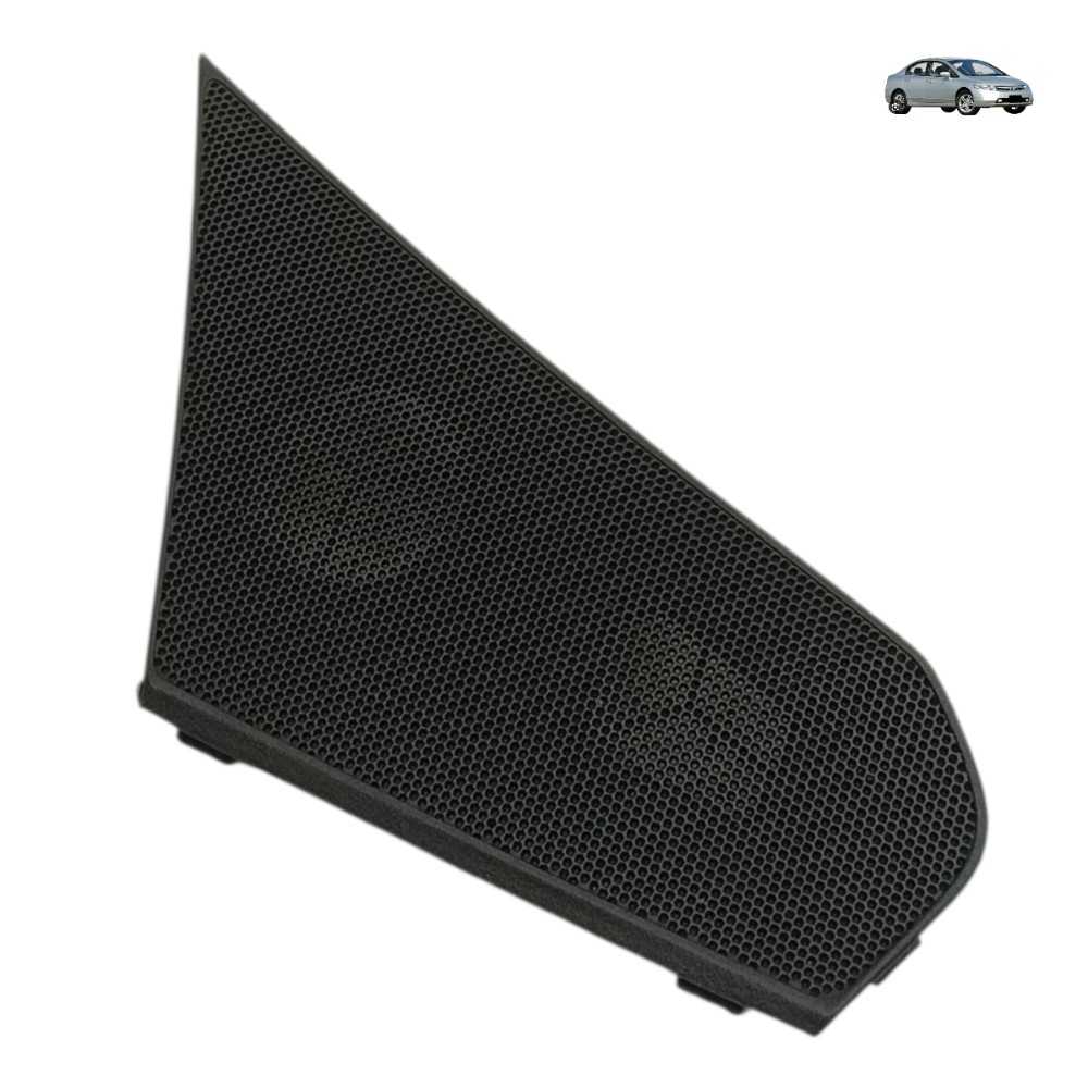 Tela Tweeter Direito Capa Painel Honda Civic G8 2007 2008 09 Preto 1
