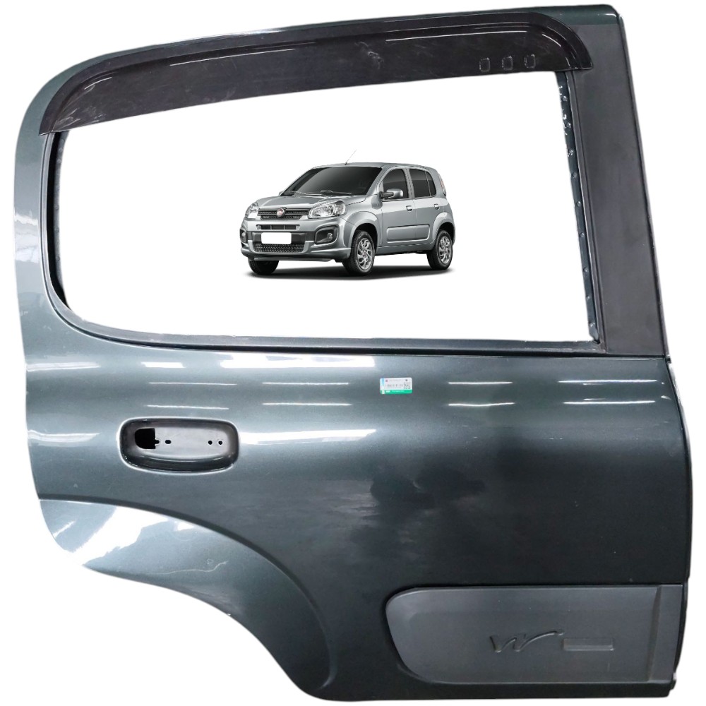 Porta traseira direita Fiat Uno Vivace 2015 2014 2013 2012 1