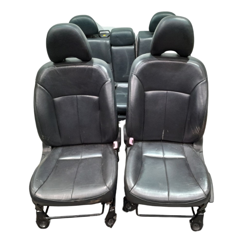 Jogo Banco Couro Subaru Forester Lx 2008 Á 2011 Xx Preto