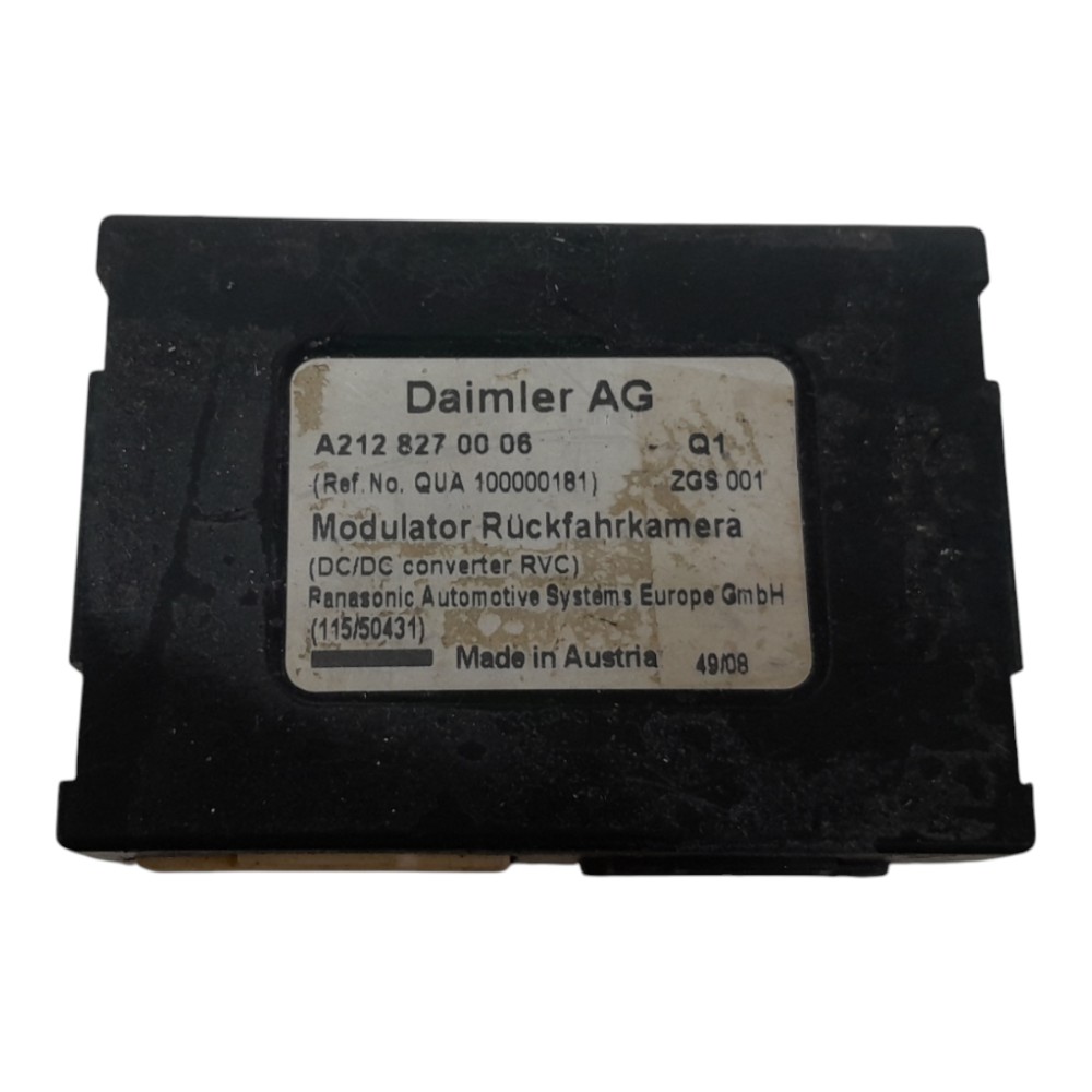 Módulo Câmera Ré Mercedes E350 3.5 V6 2010/2013