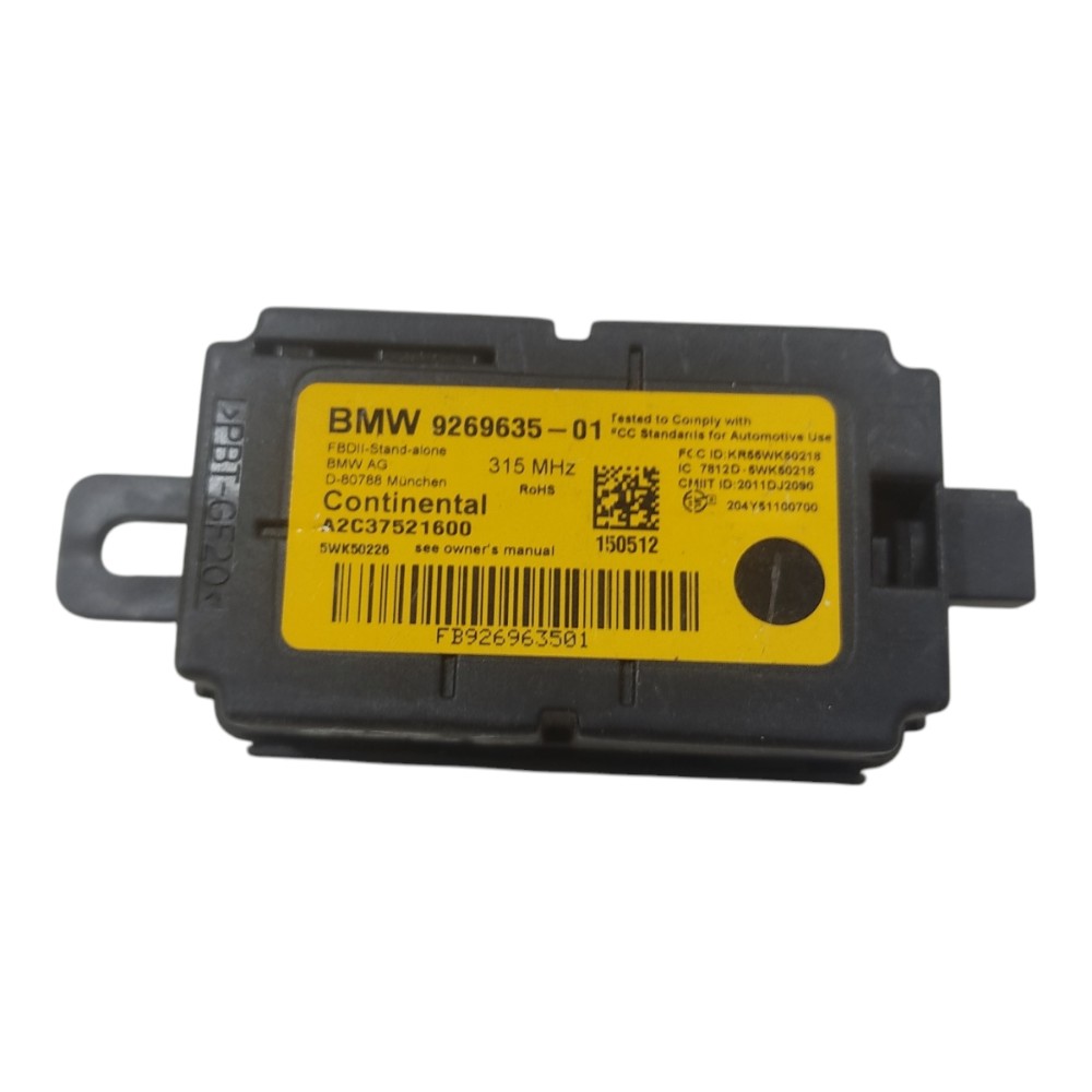 Módulo Central Alarme Bmw 320i 2013 Á 2017 926963501 Xx