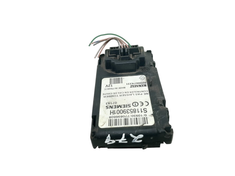 Modulo Leitor Chave/ignição Renault Megane 2008 Á 2011