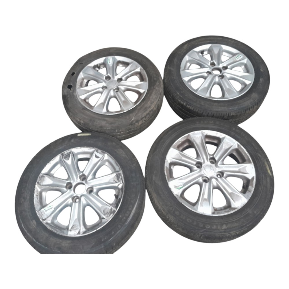 Jogo Roda Honda Fit 175/65r16 4x100mm 2009 Á 2014 C/avaria