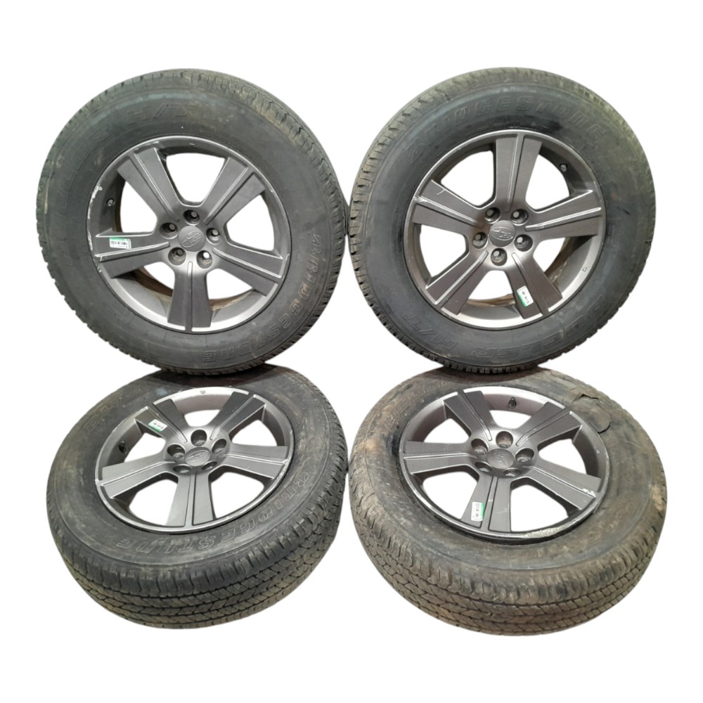 Jogo Roda Subaru Forester 5×100 215/65r16 C/ Detalhe Xx