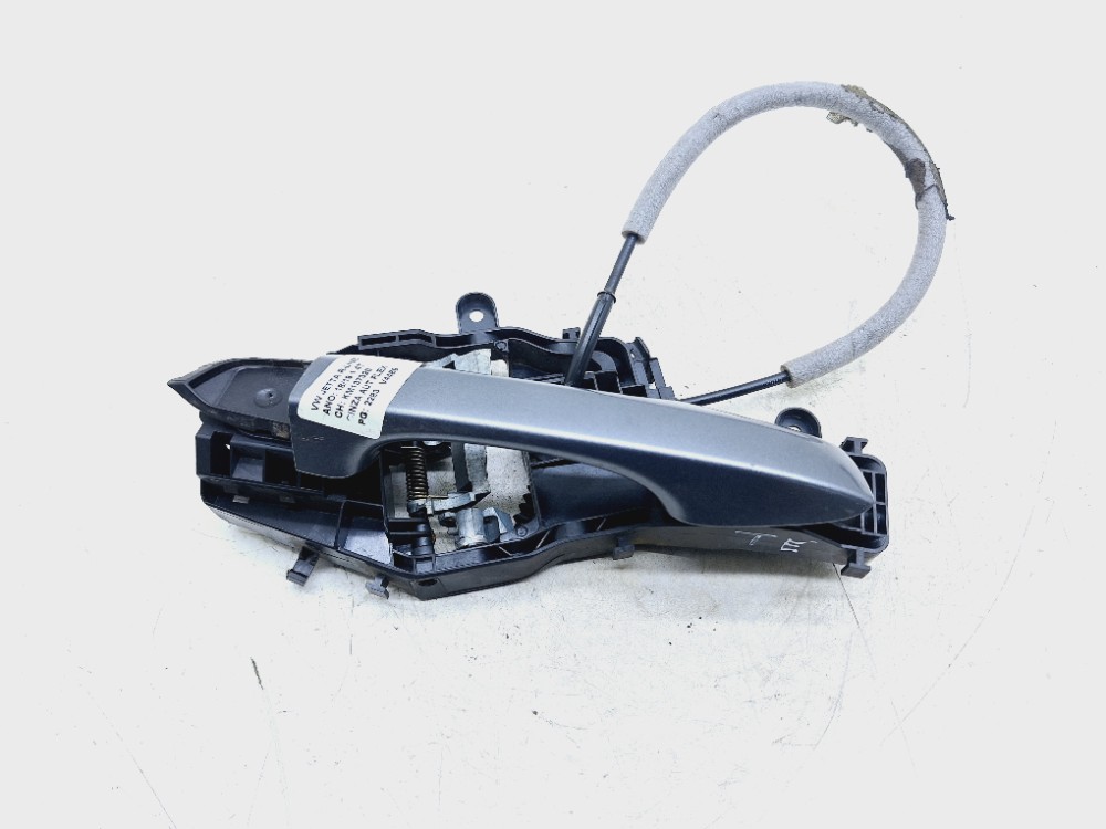 Maçaneta Externa Traseira Esquerda Vw Jetta Tsi 1.4 2019 Preto Traseira