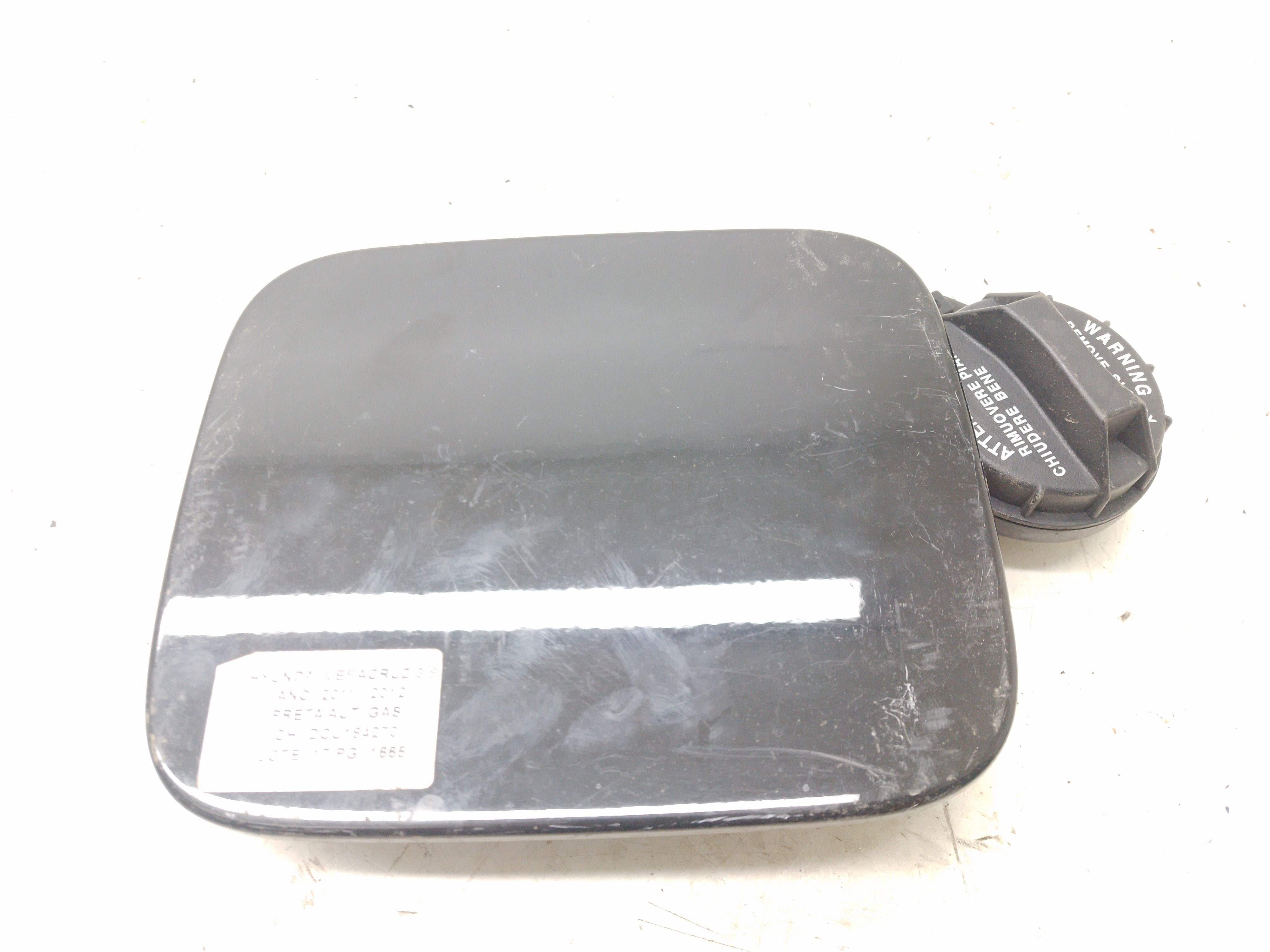 Tampa Portinhola Combustível Hyundai Veracruz 3.8 2011 2012 Preto 2011
