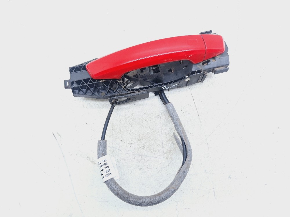 Maçaneta Externa Traseira Esquerda Audi A3 Sedan 1.8 2015 Vermelho Traseira